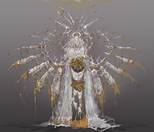 Forgiven Zealotry, an FFXIV rendition of an OC's pseudo-angelic form.