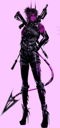 A bioengineered weapon bound by loyalty, his interests and figure under another's authority.